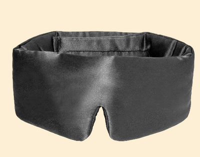 Zijde Slaapmasker – Ultieme Verduistering & Haarbescherming – Perfect voor Moeizame Slapers