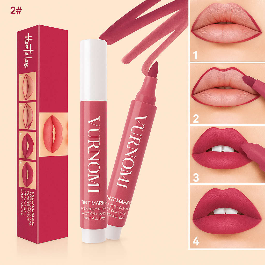 Volledige Lip Marker – Matte & Moisturizing Lipliner die Blijft Zitten!