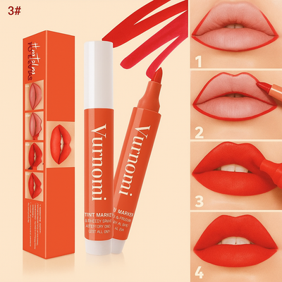 Volledige Lip Marker – Matte & Moisturizing Lipliner die Blijft Zitten!