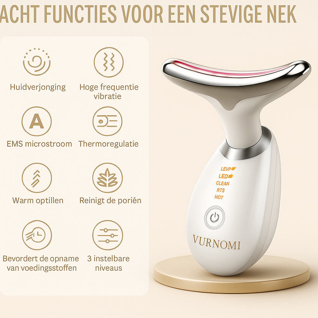 Facelift Prof LED Gezichtsapparaat – Anti-Rimpel & Huidverjonging