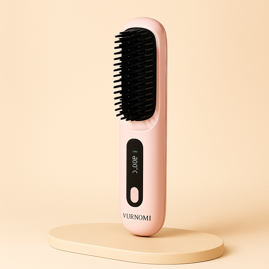 VURNOMI Draadloze Stijlborstel – snel, glad & moeiteloos!