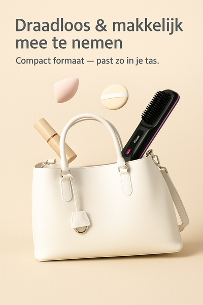 VURNOMI Draadloze Stijlborstel – snel, glad & moeiteloos!