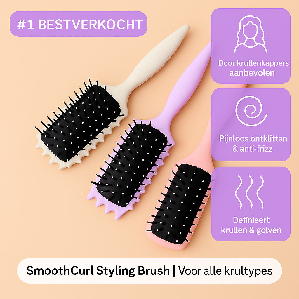SmoothCurl Styling Brush – Mooie krullen, zero effort