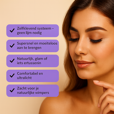 Press-On Lashes | Perfecte wimpers zonder lijmchaos