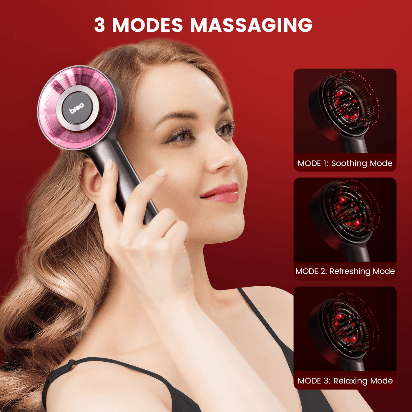 Stress Bye Bye – Hoofdhuid Massager Borstel